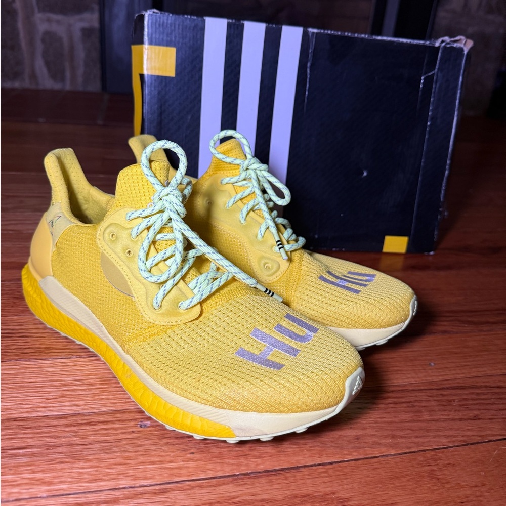 Adidas Pharrell Williams Human Race Solar HU PRD Ultra Boost Neon Yellow